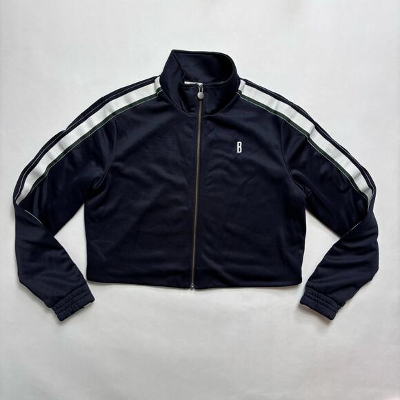 Björn Borg Maggie Track Jacket Cropped Training Tennis Women’s 40 Medium Retro - Picture 1 of 11